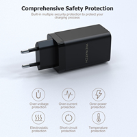 WEWATCH 65W GaN szybka ładowarka szybkie ładowanie porty 2C1A typ C PD USB przenośna ładowarka podróżna szybka ładowarka do laptopa iphone 6